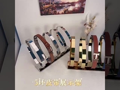 Custom 5pcs Metal Retail Display Belt Organizer Rack Belt Storage Display Stand