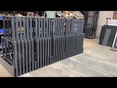 Customized Metal Large Porcelain Slab Pull-out Rotating Tile display Stand Rack