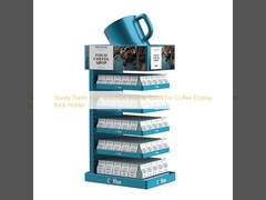 Sturdy Plastic POP And POS Display Stand For Coffee Display Rack Holder