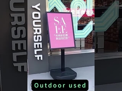 Floorstanding Windproof Poster Holder Metal Sign Holder For Indoor Outdoor
