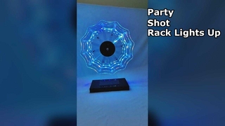 Colorful Acrylic Illuminated Automatic Rotating Ferris Wheel Shot Rack at Bar Parties
